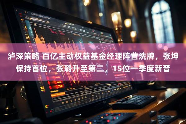 泸深策略 百亿主动权益基金经理阵营洗牌，张坤保持首位，张璐升至第二，15位一季度新晋
